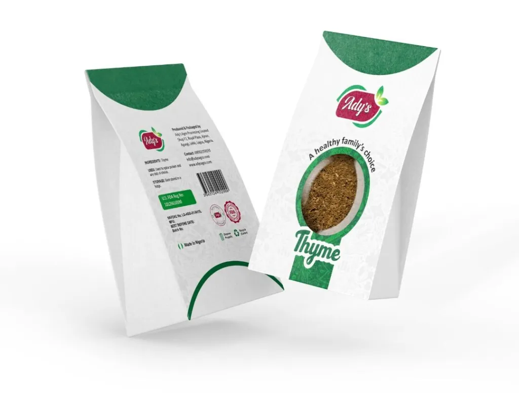 Ady’s Thyme – 100g (Eco-friendly)