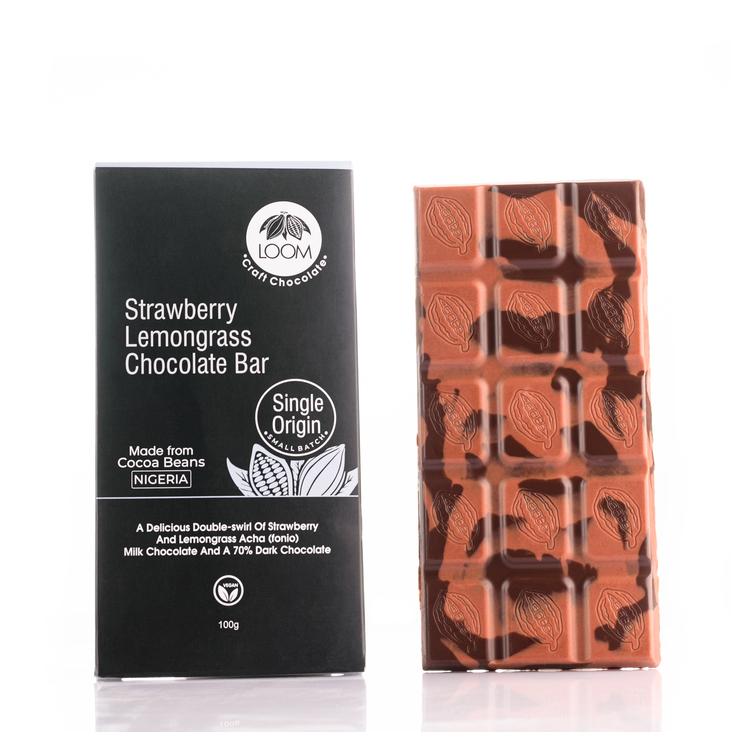 Strawberry Lemongrass Chocolate Bar