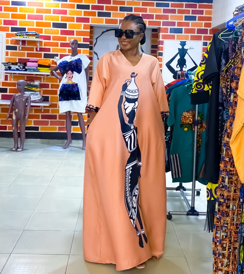 Lady Africana Maxi Dress