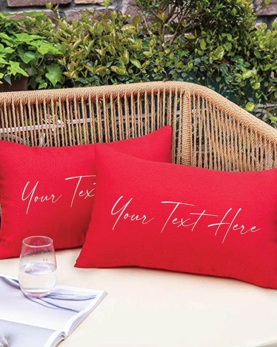 18x12 Inches Double Delight CUSTOM Throwpillow